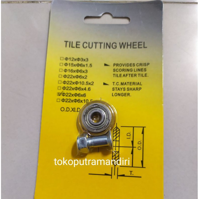 Mata pisau potong Keramik-Geranit MULLER Universal