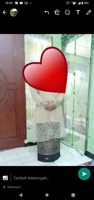 Ratu Shofia Couple Brokat Tile Ld100cm