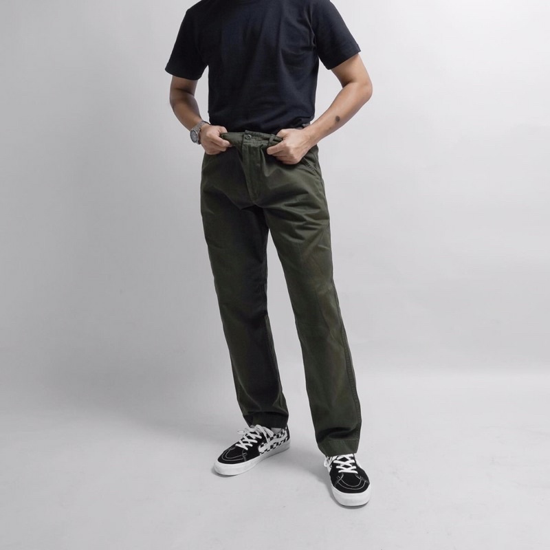UNIQLO VINTAGE LONG CHINOS STRAIGHT (MIX)-2
