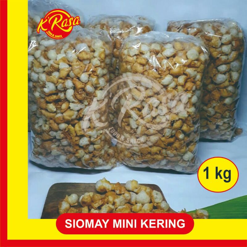 

Siomay mini kering cms 1 kg. Cocok untuk campuran baso aci, seblak, bakso, mie rebus, cemilan dll