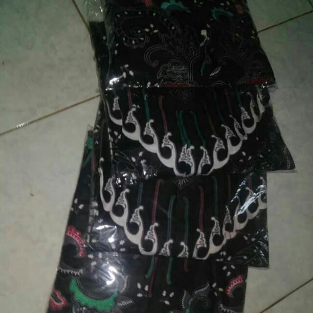 Batik Couple Keluarga Sania Ruffle Ori Ndoro Jowi Dnt Kupu Putih