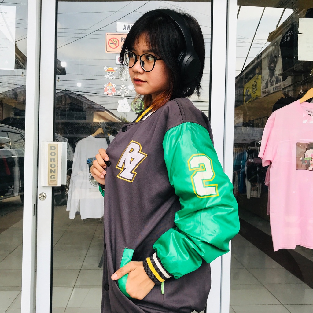 Jaket Zoro Baseball Anime Manga One Piece Premium Unisex