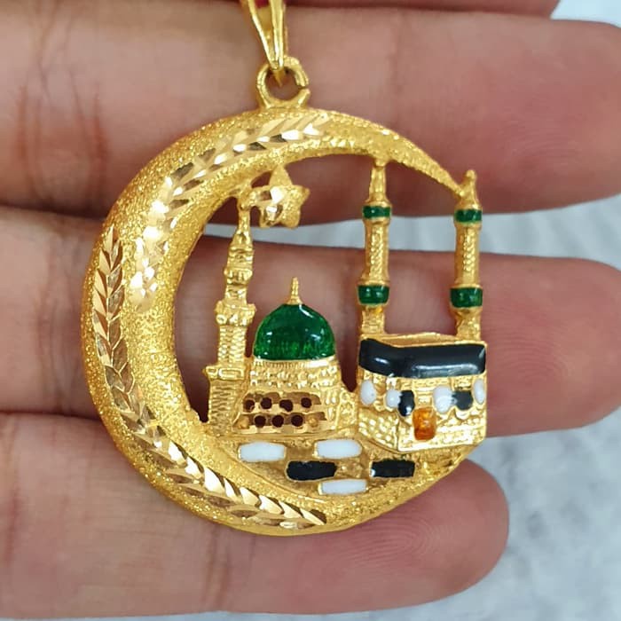 Liontin Ka Bah Emas Mekah 87 5 875 87 5 Variasi Cat 2 Indonesia