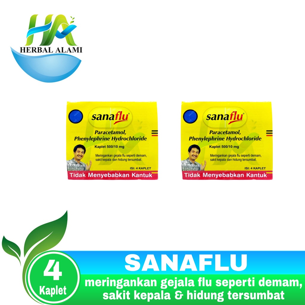 Sanaflu Strip - Obat Flu Demam