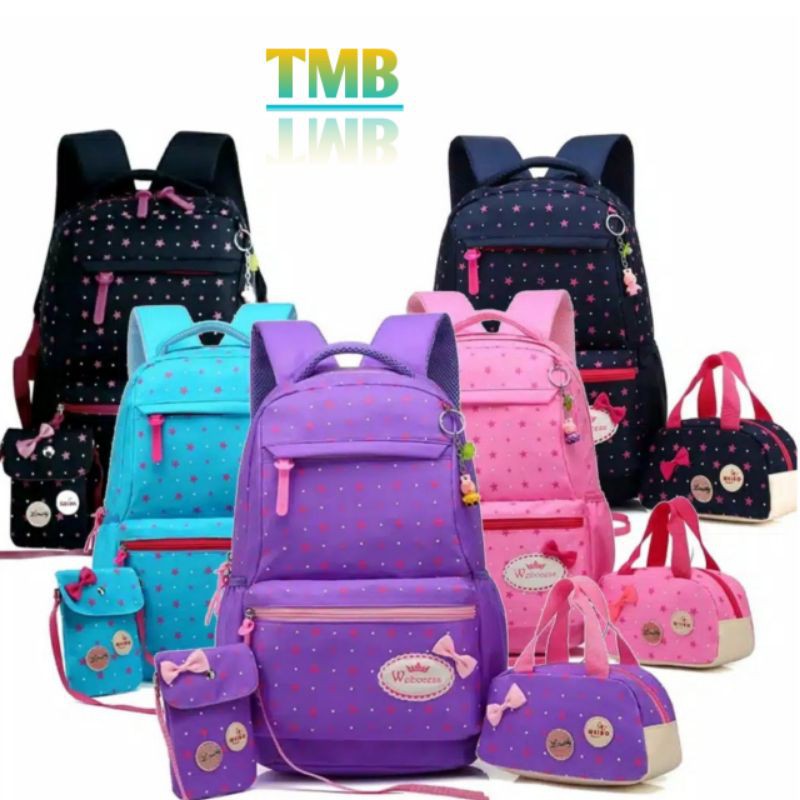 Tas Ransel Anak Sekolah Karakter Fashion Kids Backpack Cute Murah