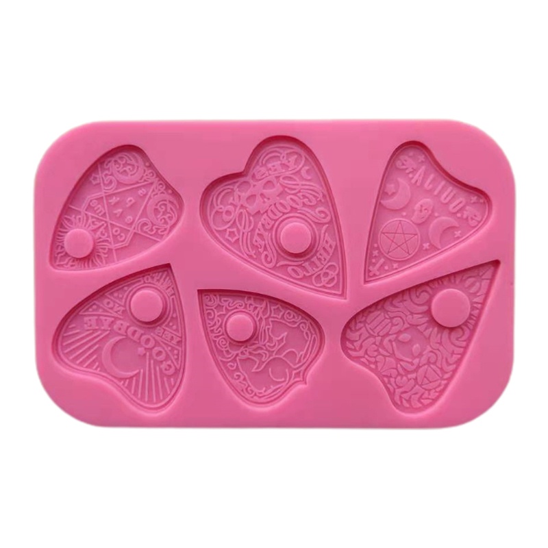 SIY  Silicone Mould Love Heart Divination Epoxy Resin Mold DIY Crafts Casting Tools