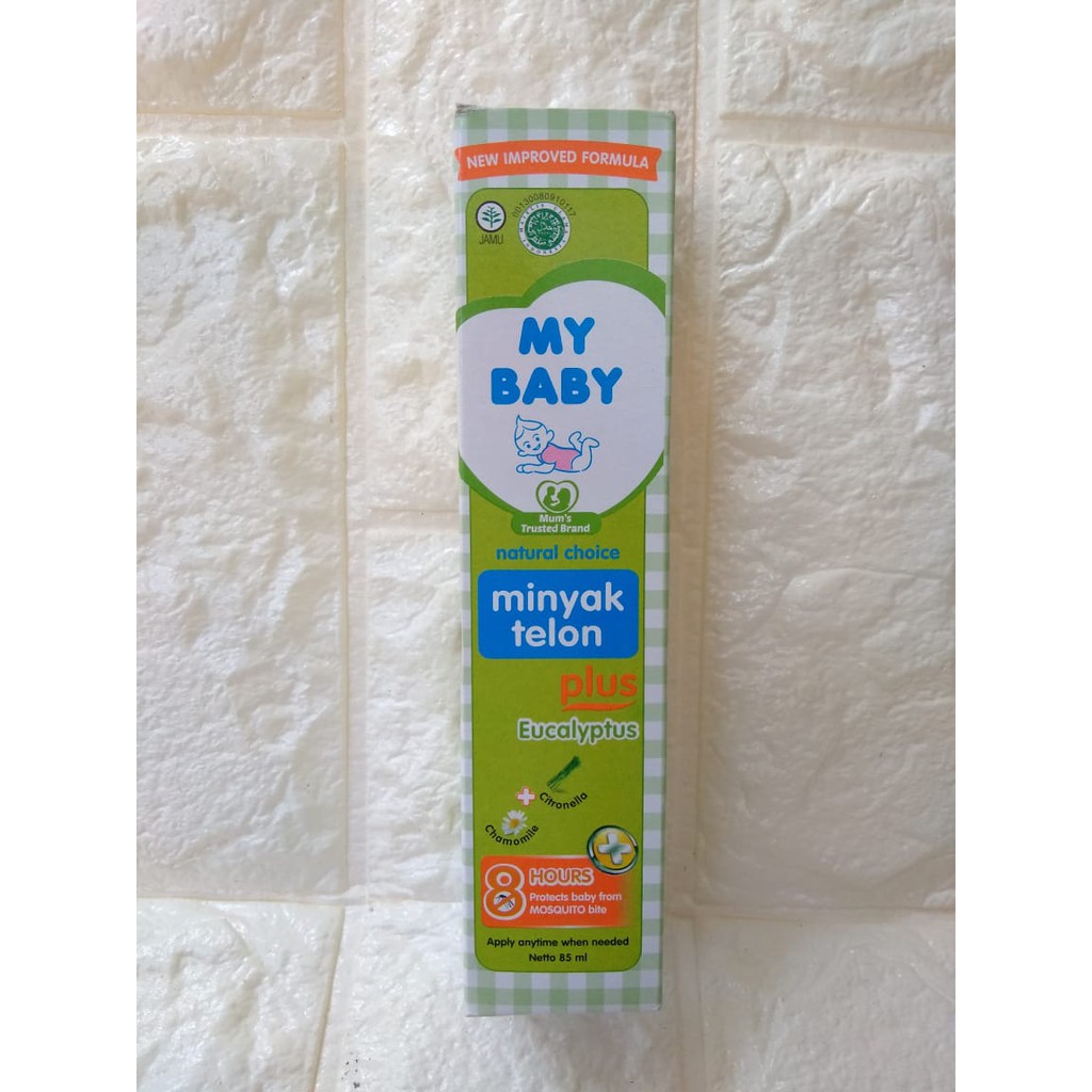 Minyak telon plus MY BABY 60ml 90ml 150ml perlindungan bayi 8 jam dari gigitan nyamuk ens