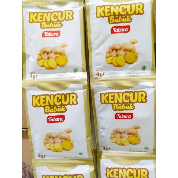

Kencur Bubuk Tabura murah, 1 renteng isi 12 saset