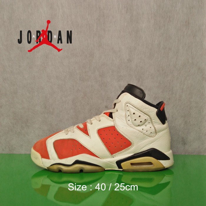 Sepatu Air Jordan 6 Retro Gatorade Second Original - Size 40