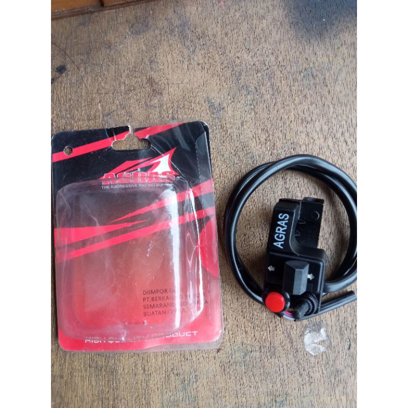 holder kiri variasi 3 tombol bahan besi