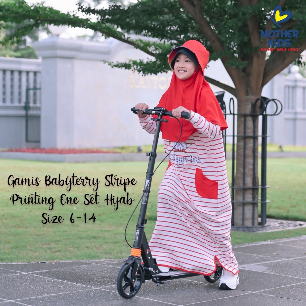 GAMIS ANAK INCLUDE JILBAB USIA 2-10 TAHUN