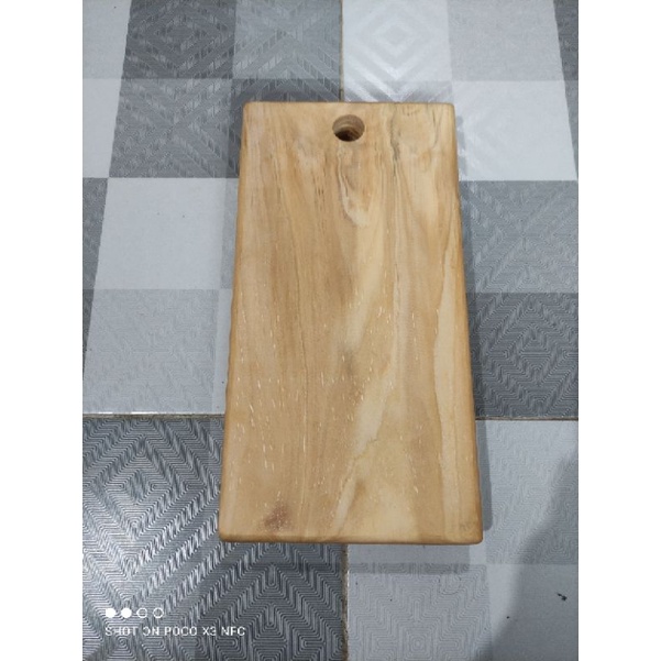 Serving Board / Talenan Kayu Pinus Jati Mahoni / Wooden Cutting Board