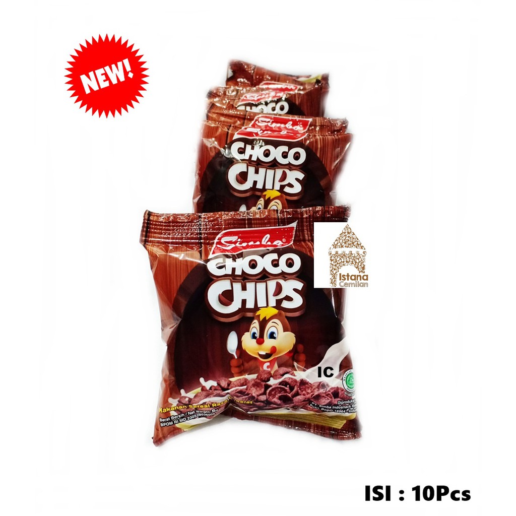 Simba Choco Chips Isi 10Pcs (Bentuk Mirip Dengan Koko Krunch). Sereal Sarapan