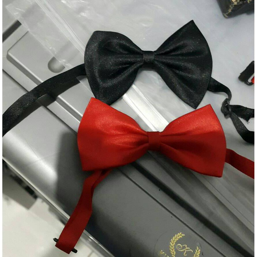 Dasi Anak Kupu-Kupu Satin Warna Warni Dengan Pengatur Besar Kecil Kids Tie Baby Bow Tie