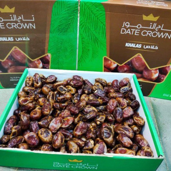 

Kurma Date Crown Khalas Saudi//UAE//Al Sa'ad 5kg Asli