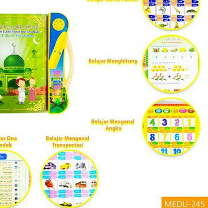 ✧ Mainan Edukasi Anak Usia 1 2 3 4 5 tahun Buku Anak Suara Muslim E book Bahasa ❄