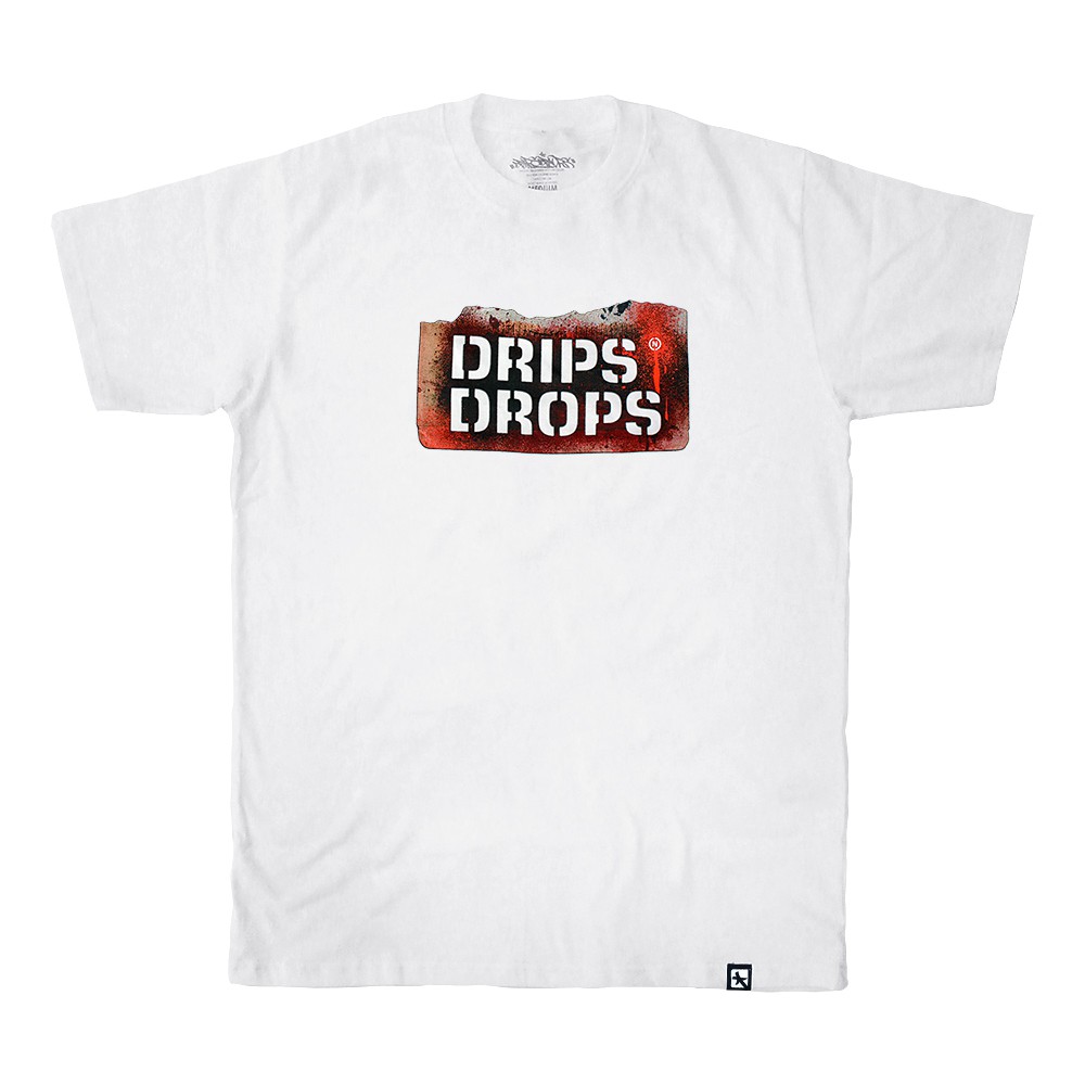 Dripsndrops T-shirt Dagga White