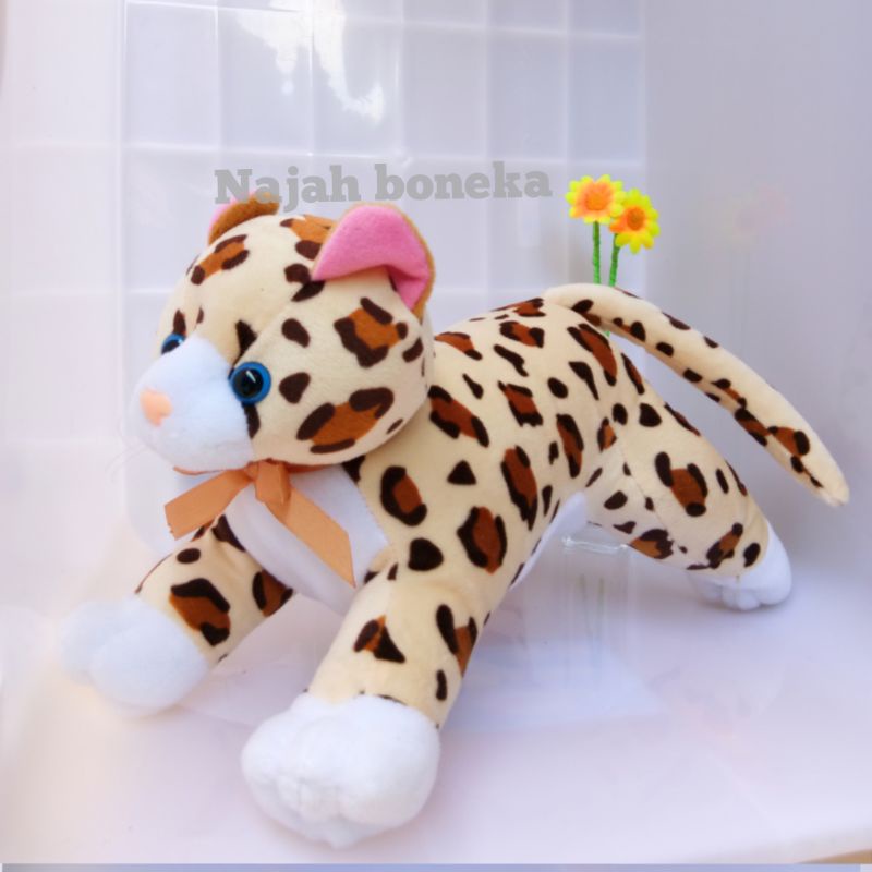 Promo Bayar Dirumah shopee 7.7 Boneka Kucing/Macan/tiger kucing belang lucu SNI murah