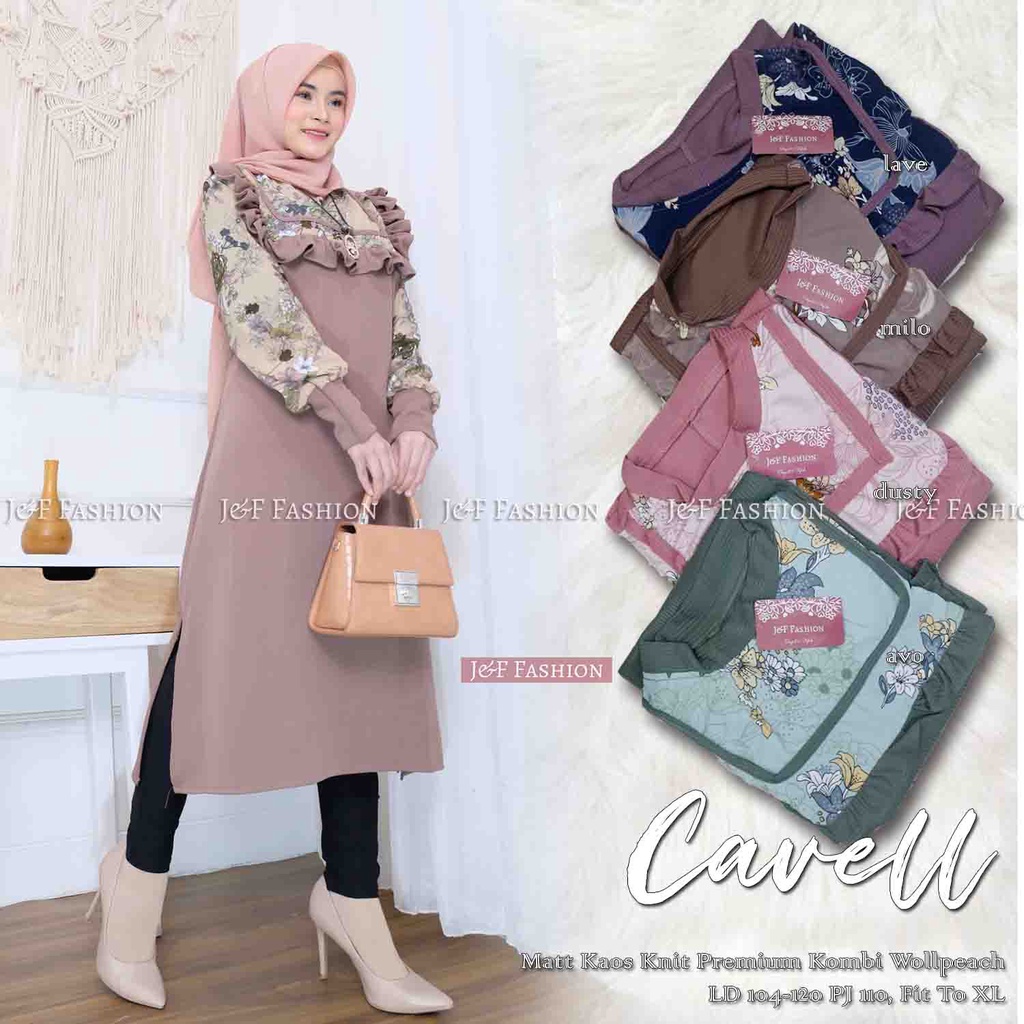 [PROMO] Cavel Tunik/Baju Cewek/Pakaian Wanita/Pakaian Wanita Tunik/Baju Wanita Muslimah Modern/Baju 