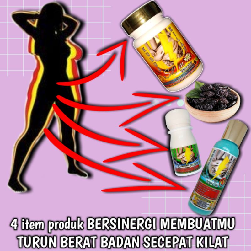 KURUS KILAT DRIED PLUM Pelangsing Diet Detox Penurun Berat Badan Perut Buncit Ampuh