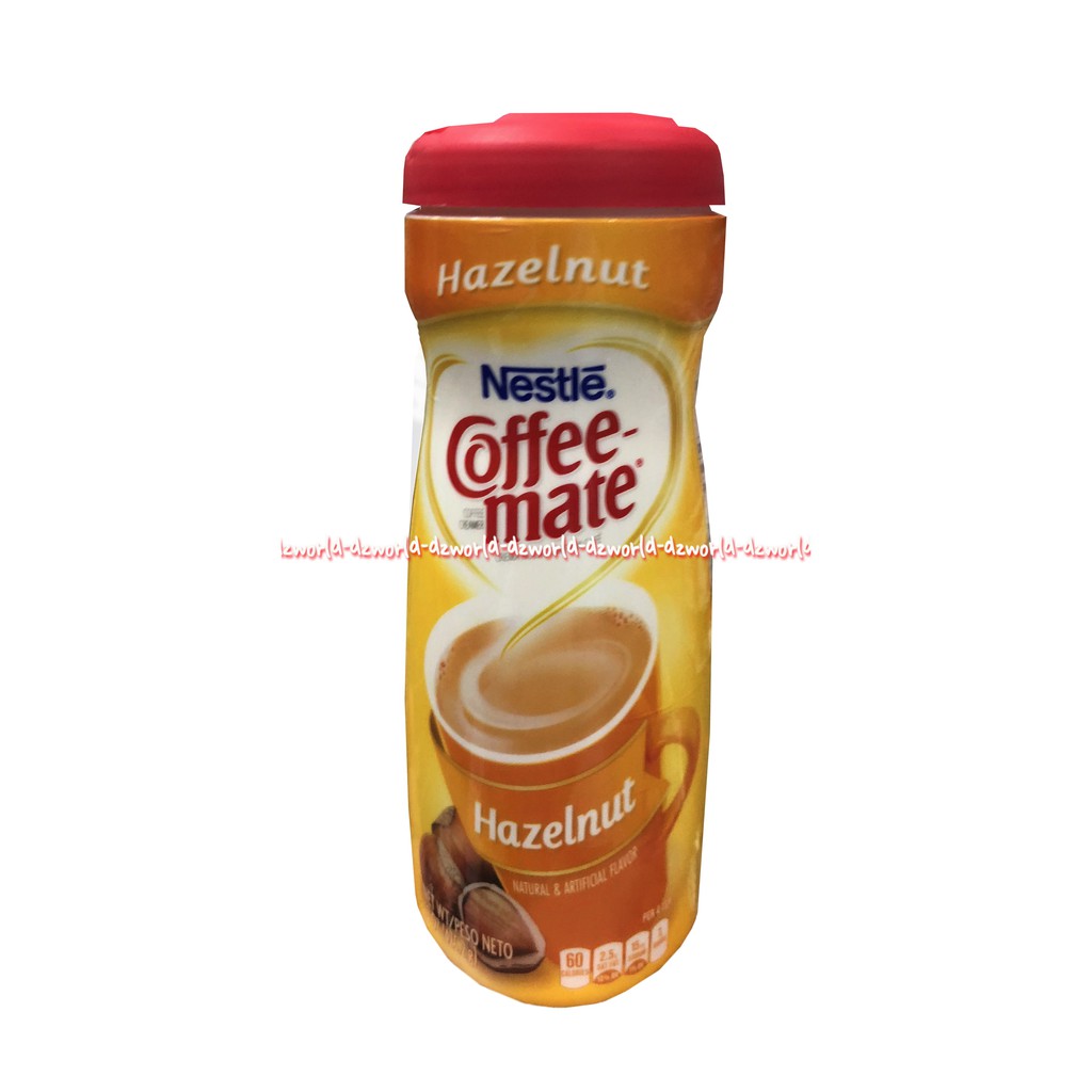 Nestle Coffee Mate Kaleng Botol 425gr Kopi Krimer Hazelnut French Vanilla Caramel Crimer Botol