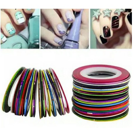 Nail art stripping/sticker isolasi kuku 1Pcs