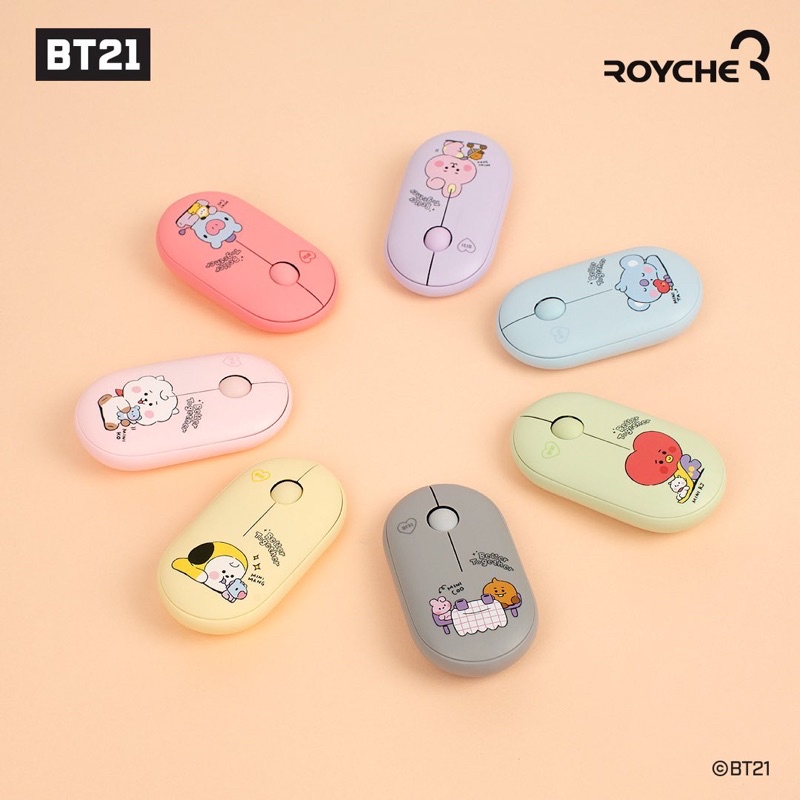 [PELUNASAN] BT21 Royche Mouse Keyboard