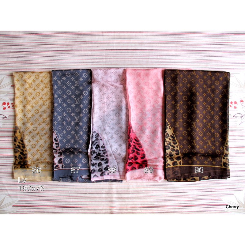 LV-86 Fashion Silk Scarf Pashmina Kerudung Silk