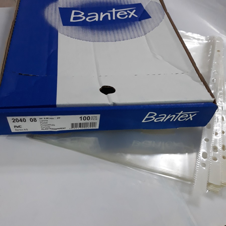 PP pocket 2040 Bantex A4 0.06 mm/ Sheet protector A4 Bantex