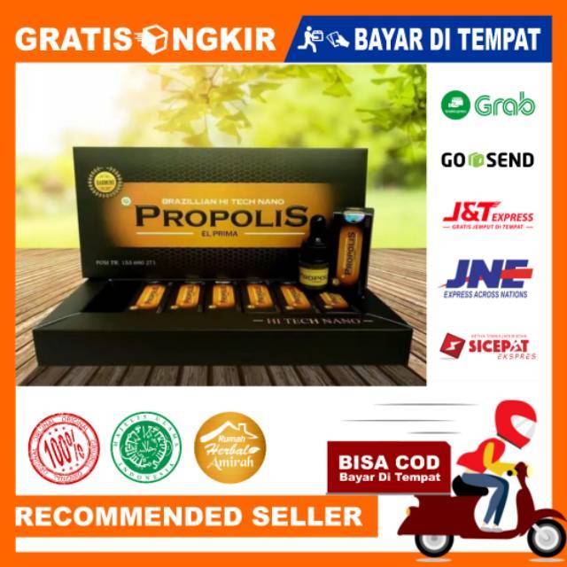 Propolis HiTech Nano Brazillian Harmoni Original Per Box berisi 7 botol 6 ml