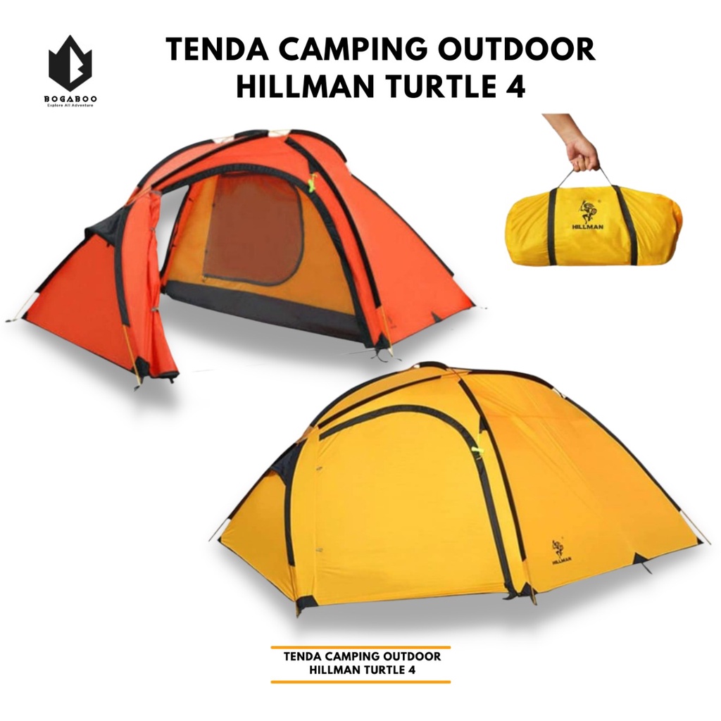 Tenda Hilman - Hilman Turtle 4 - Tenda Outdoor - Tenda Camping - TENDA DOUBLE LAYER