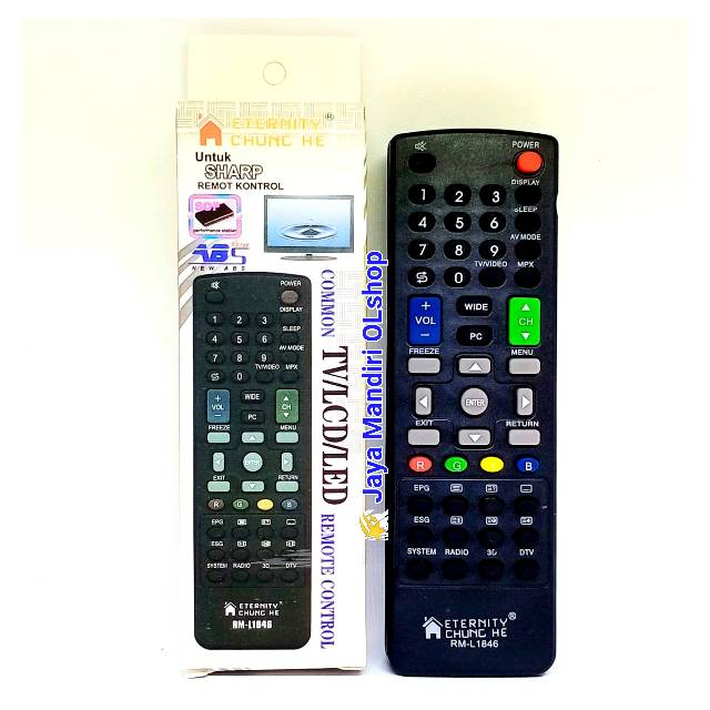 Remote /Remot TV Sharp LED /LCD