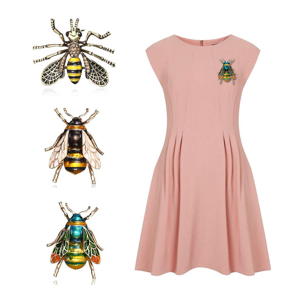 Preva Bumblebee Bros Aksesoris Baju Pria Wanita Kemeja Kerah Decor Perhiasan Anima Enamel