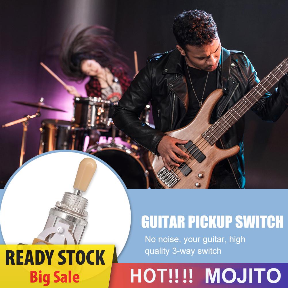 Toggle Switch Pickup Selector 3 Arah Dengan Tutup Tip Untuk Gitar