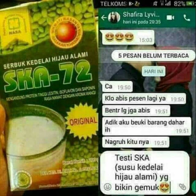 

Serbuk kedelai SKA-72 Original solusi herbal untuk mncegah berbagai penyakit kolestrol,diabetes dll