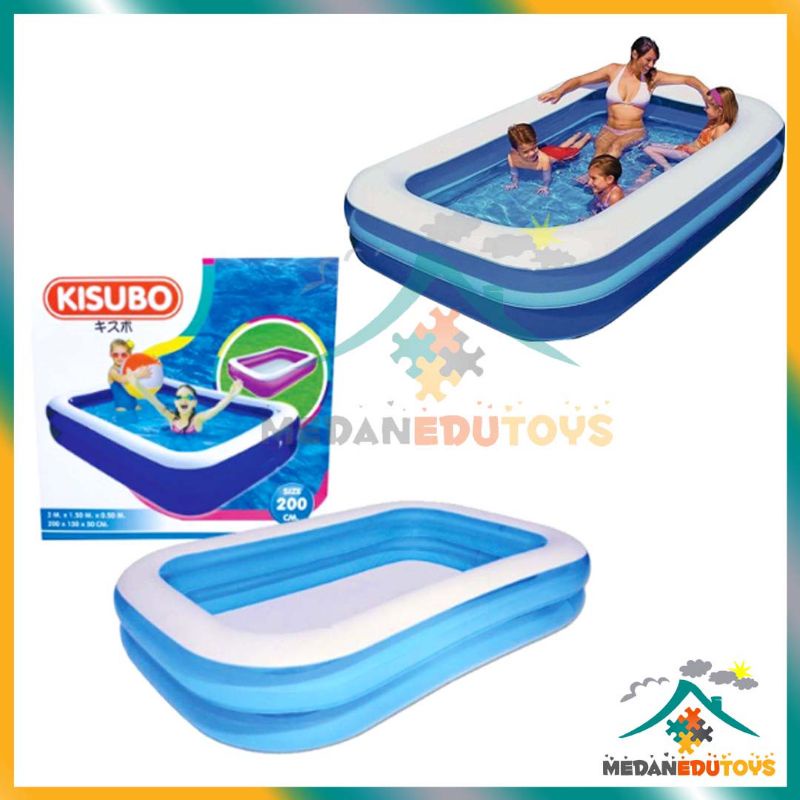 Medanedutoys - Kolam Renang Karet 200 CM Kisubo KSB200