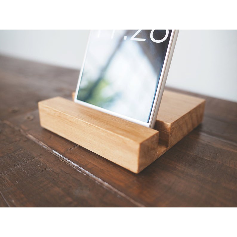 WOOD PHONE STAND | PHONE DOCK | TABLET STAND