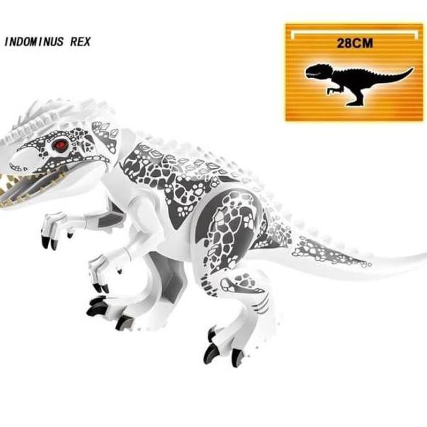 Dh3Code Lego dino hybrid indominus rex jurassic world park dinosaurus No Dus Bootleg besar fallen ki