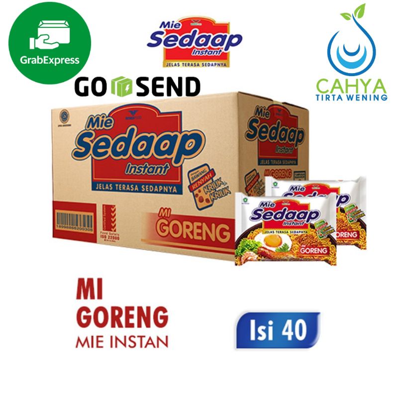 

Sedaap Goreng 90g x 40 (1 Ctn) | Grab Express - Gosend Instant