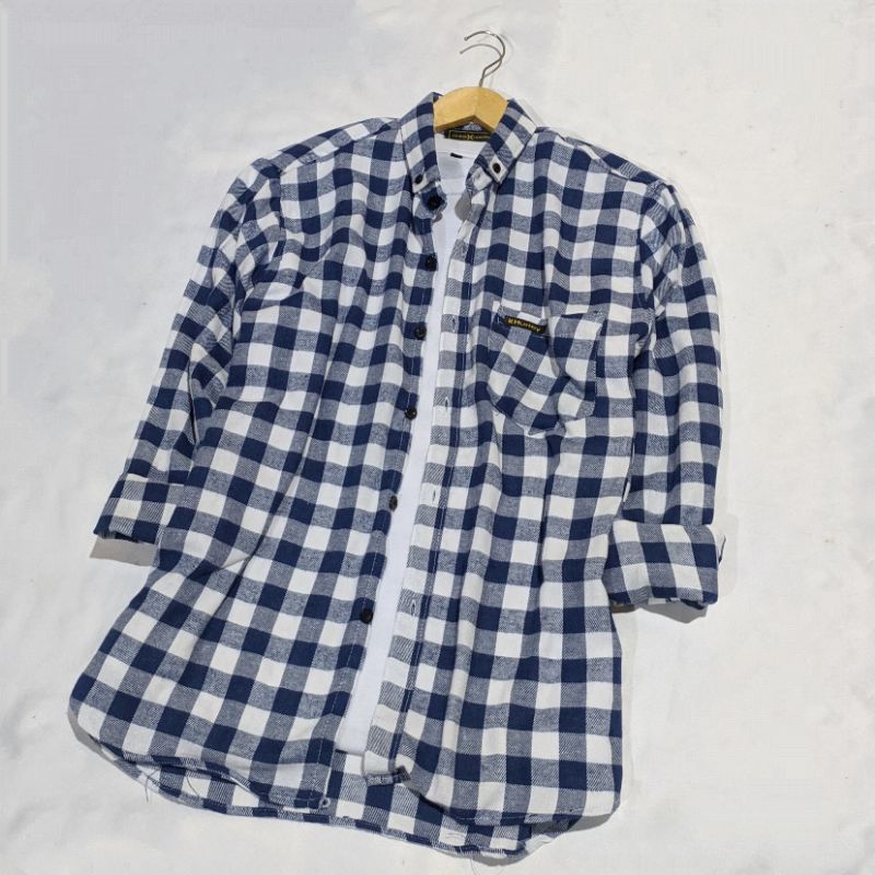 flanel pria wanita panjang kemeja flannel best seller atasan flanel wanita kemeja wanita fashion flanel wanita distro-Dy