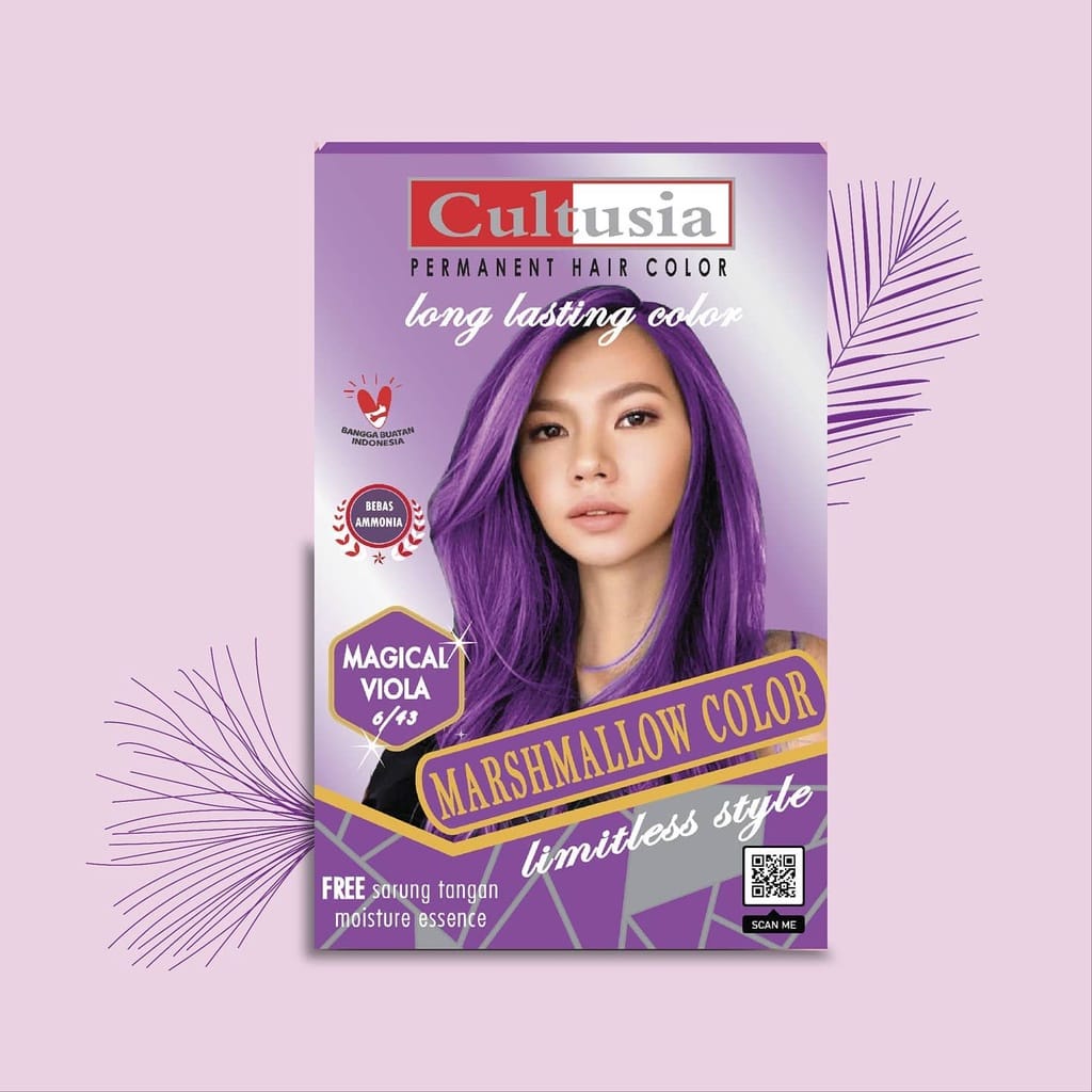 (BISA COD) Cultusia hair color Colour cream / pewarna cat rambut