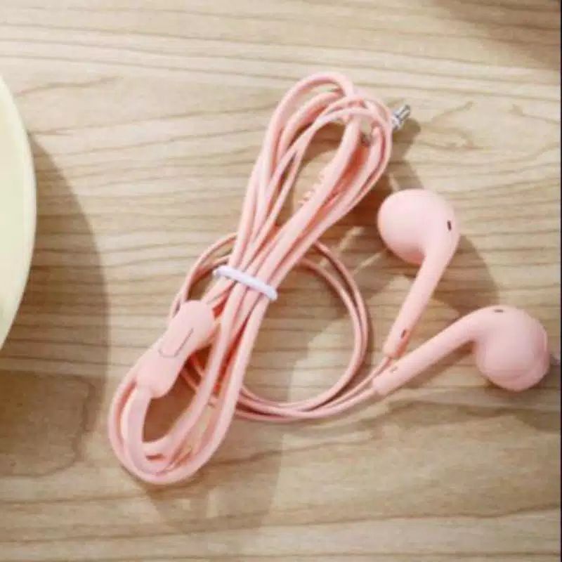 Headset Handsfree U19 Macaron Mate Color Hifi Extra Bass with Mic / Headset Macaron U19