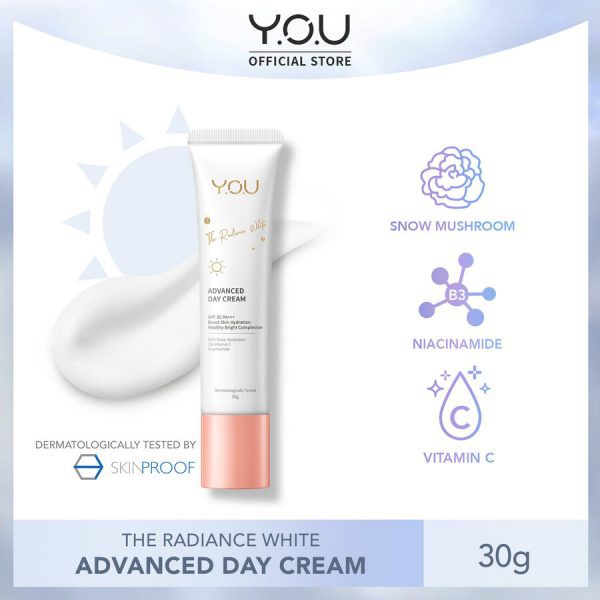 Y.o.u the radiance white advanced day cream