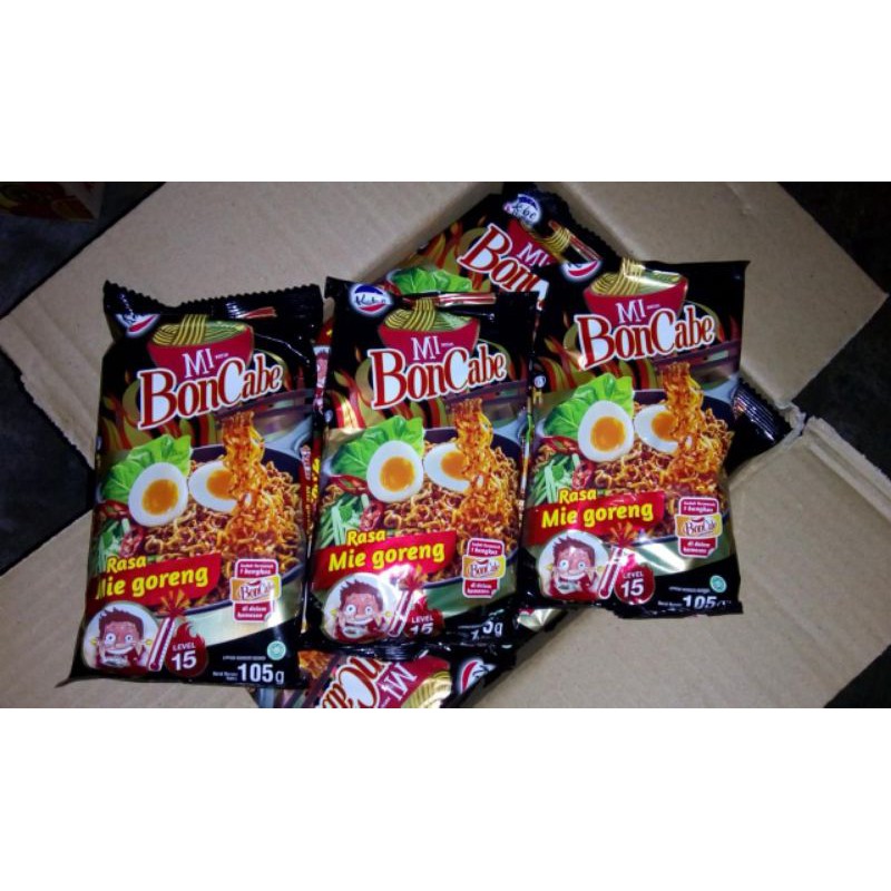 

MIE INSTAN BONCABE RASA MIE GORENG LEVEL 15