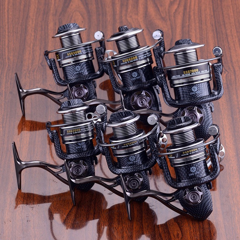 Fishing Reel / Penggulung Senar Pancing 17 + 1bb 20kg Max Drag Power Bahan Metal 5.5: 1