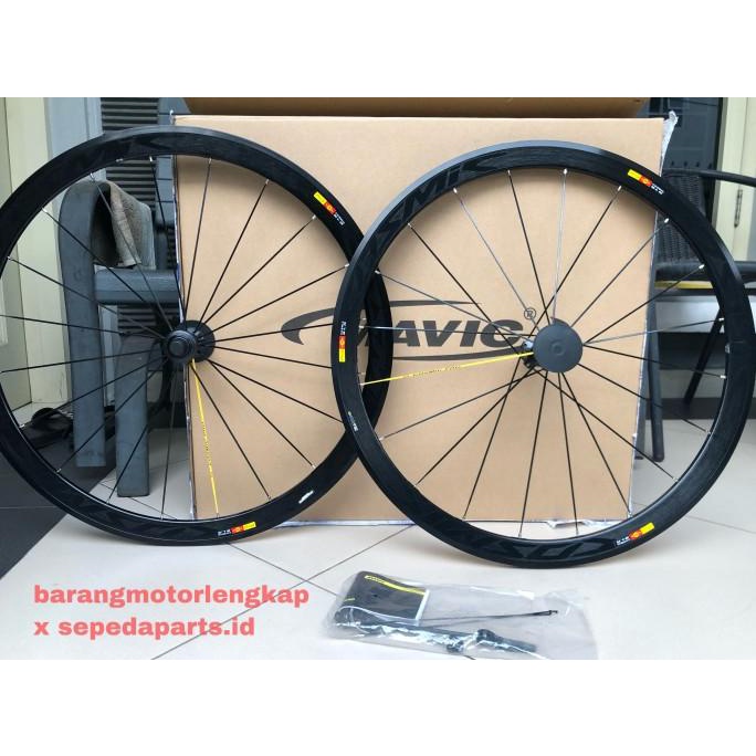 Termurah Wheelset 700C Mavic Cosmic Ksyrium Pro 40Mm Carbon Hub Black Color