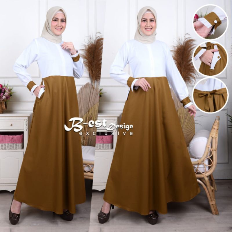 GAMIS DINAS (PUTIH KEKI)