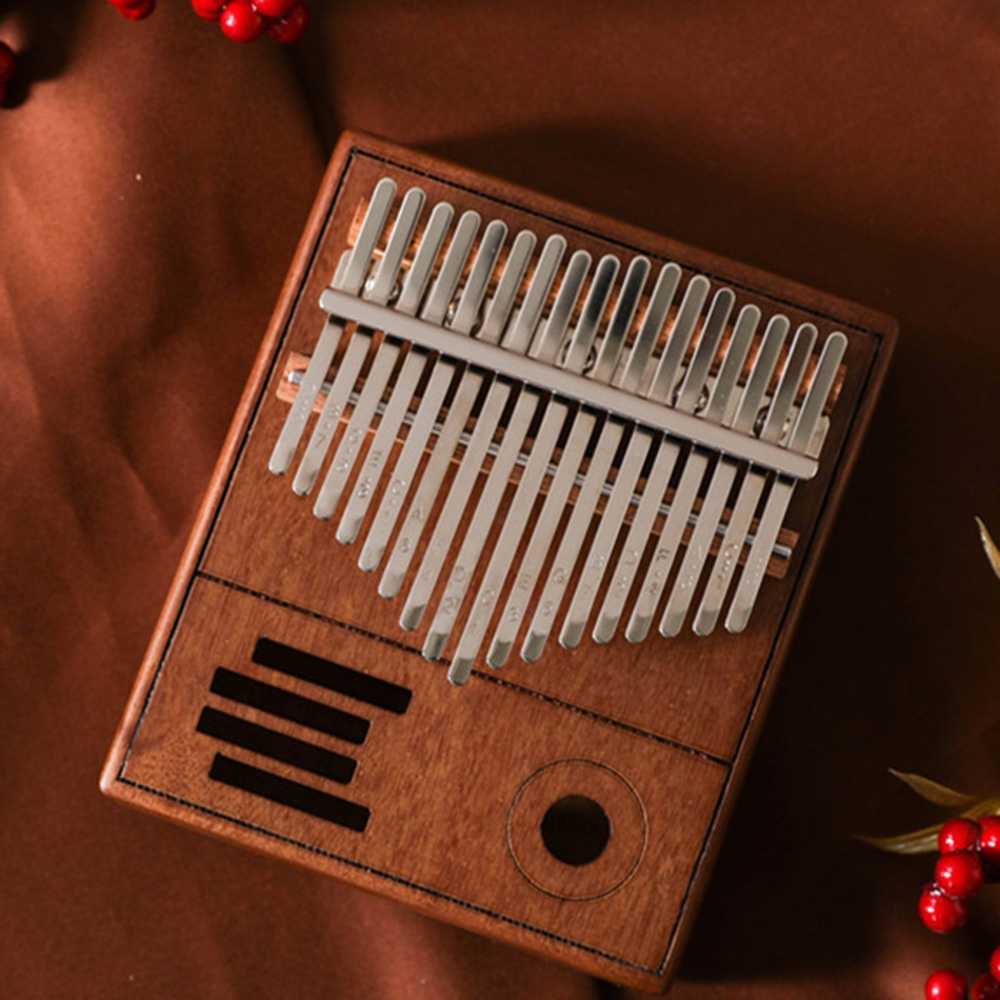 Wishmore Kalimba Mbira Thumb Piano Musical Toys 17 Note Sound - W758-Wood