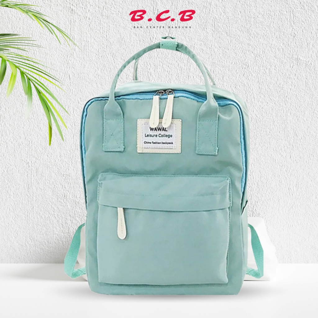 BCB Tas Ransel Polos Sekolah Anak Paud Tk Sd Smp Sma Kuliah Remaja Cewek Cowok Kekinian Korea Style 