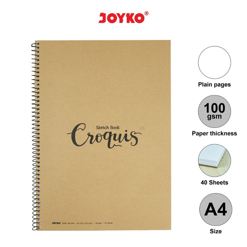 

Joyko SKBK-706-A4 Sketch Book / Buku Sketsa Gambar